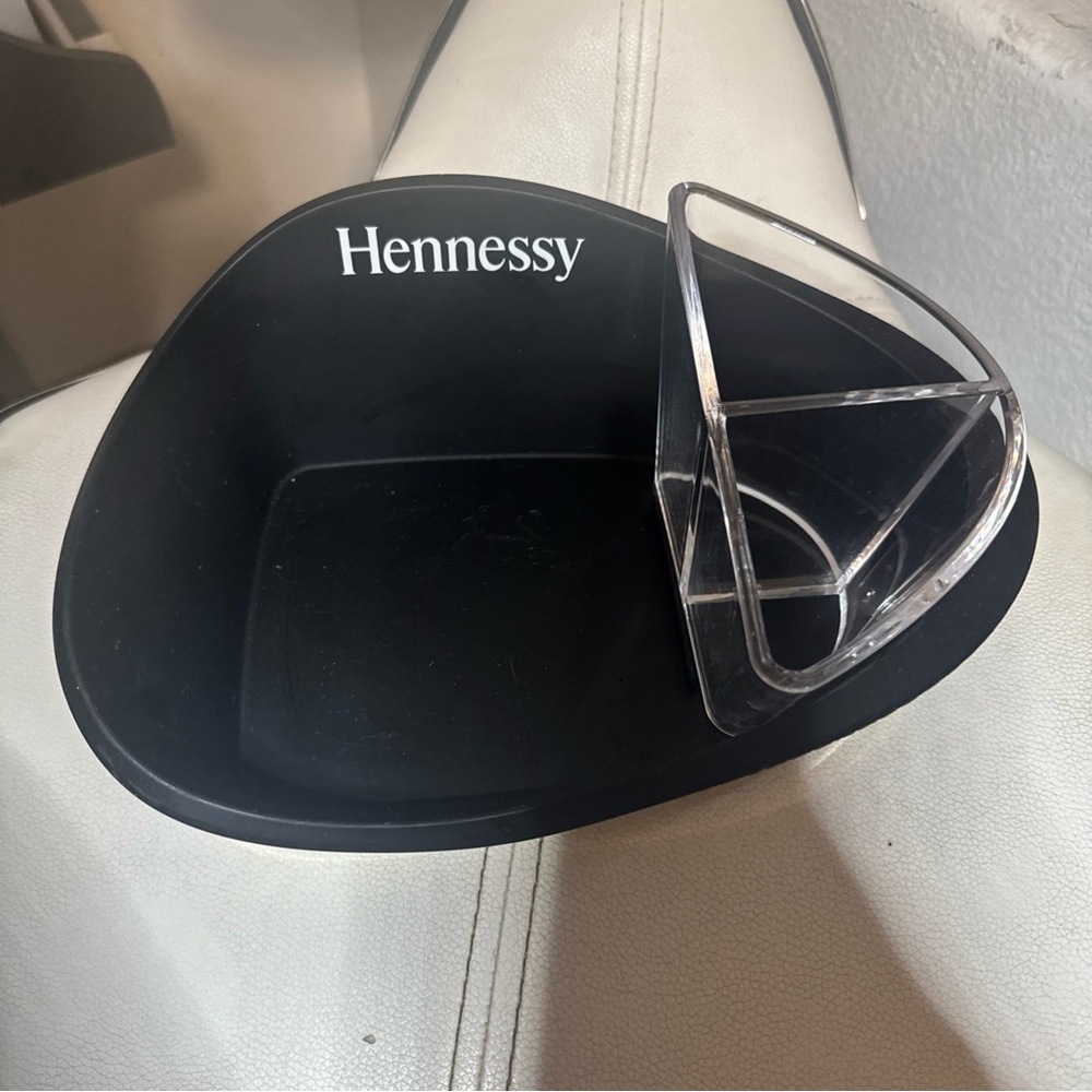 Hennessy Cognac Bm Bar Caddy Tray Napkin Straw & Drink Stirrer Holder U16 Rare